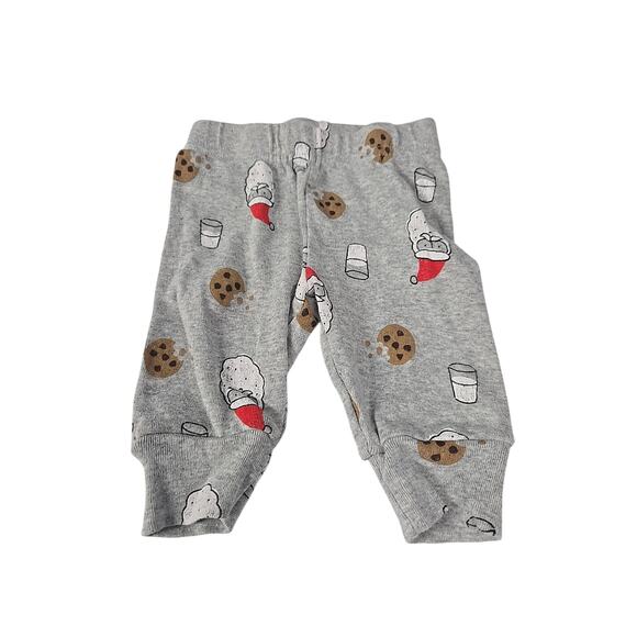 Carters Just One You Baby Size 3 Months 2pc Santa Top Bottom Set Plus Extra Top - Picture 12 of 14